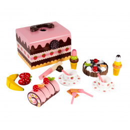 Aga4Kids Kovček z lesenimi slaščicami