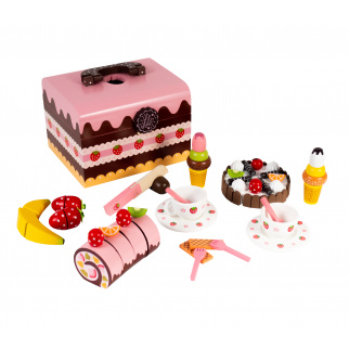 Aga4Kids Kovček z lesenimi slaščicami