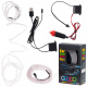 LED ambientalna osvetlitev za avto / avto USB / 12V trak 5m bela