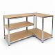 Linder Exclusiv Kovinski regal 180x100x60 cm 5 polic