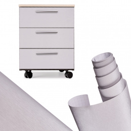 Aga Role folije kovinska brušena Srebrna 1,52x30m