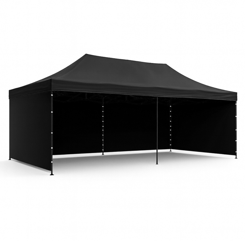 Aga Škarjasta stojnica PARTY 3x6m Črna