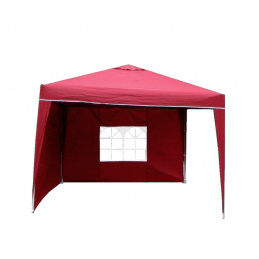 Linder Exclusiv Paviljon ALU 3x3 m PO2408SI Burgundy